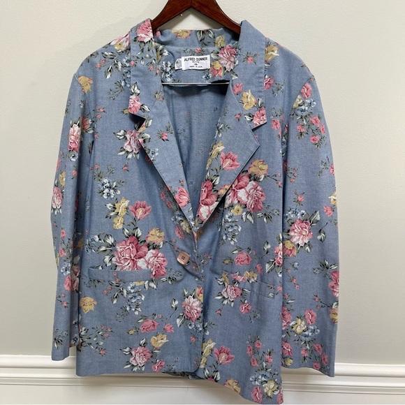 Alfred Dunner Jackets & Blazers - Alfred Dunner Floral Vintage Jacket 14p